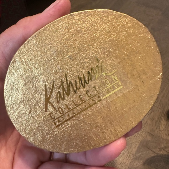 Holiday Santa Figurine with Moon Accent - White Glitter - Picture 4 of 4